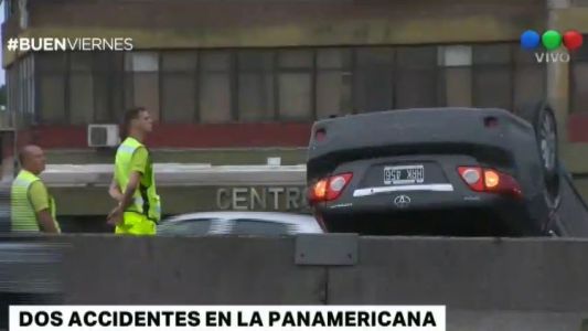 Dos accidentes en la Panamericana
