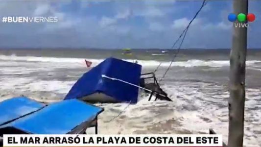 Costa del Este: el mar se llevó un parador
