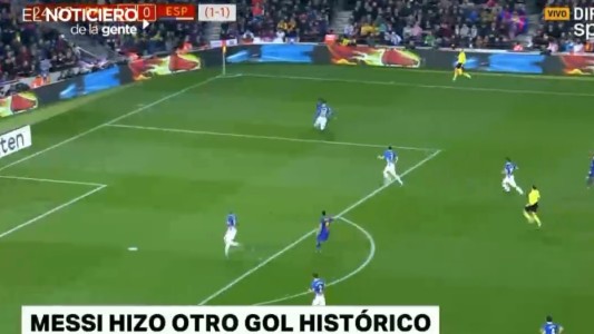 Messi hizo otro gol histórico