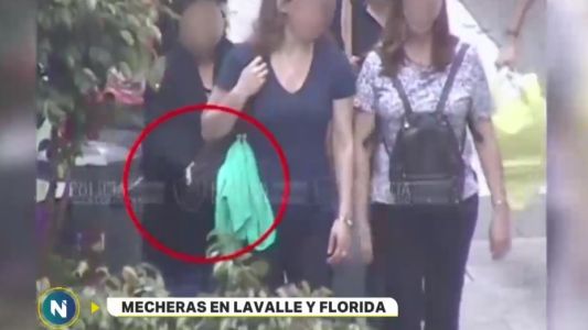 Así actúan las mecheras en Lavalle y Florida