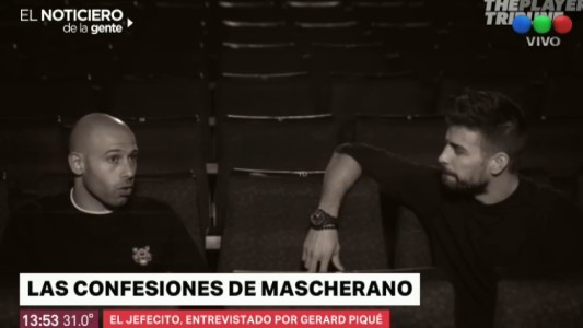 Las confesiones de Mascherano a Piqué