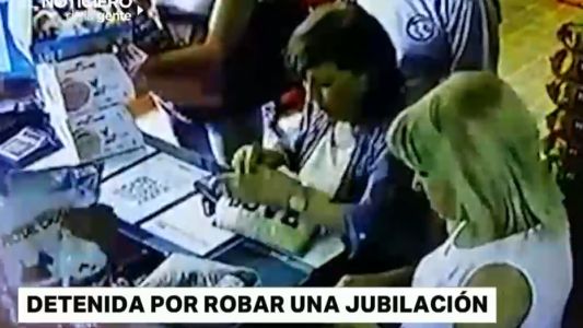 Detenida por robar una jubilación