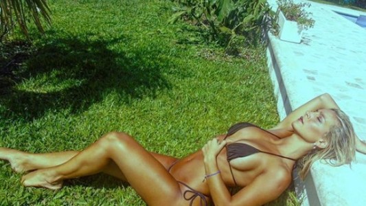 El video fallido de Sol Pérez: casi termina en topless en la pileta