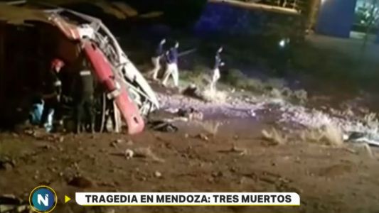 Mendoza: murieron 3 menores tras desbarrancar un micro con deportistas chilenos