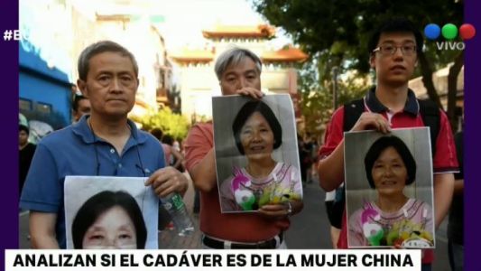 Los familiares de la mujer china desaparecida no pudieron reconocer el cuerpo encontrado