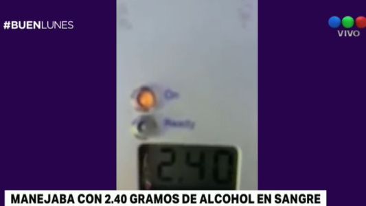 Control de alholemia positivo en Olivos
