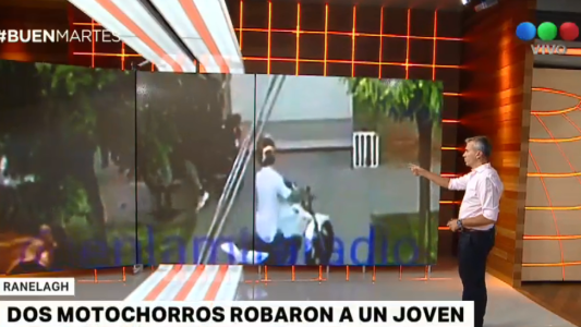 Dos motochorros le robaron a un joven en Ranelagh