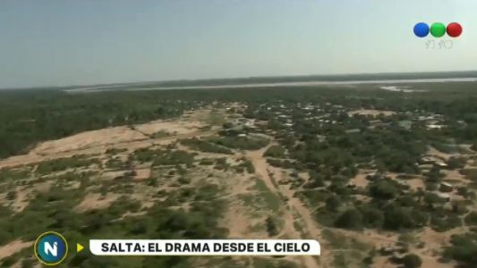 Salta: Así está Santa Victoria, el pueblo que quedó aislado tras el desborde del Pilcomayo