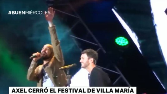 Axel, Abel Pintos y Carlos Rivera, juntos en Villa María
