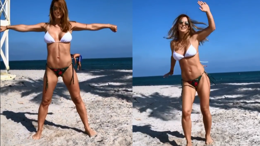 Jesica Cirió subió un video haciendo zumba y arrasó en las redes sociales