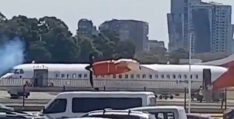 Pánico en aeroparque por un incendio en un avión de Avianca