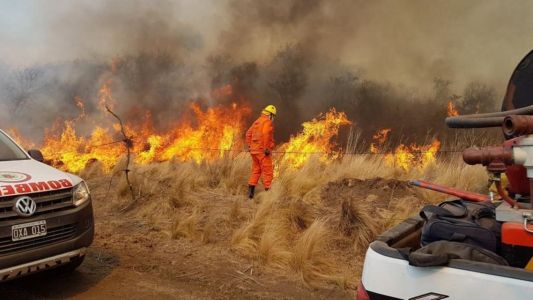 Quisieron hacer un asad y quemaron 1.000 hectáreas de campo en Córdoba