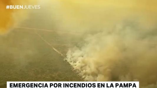 Emergencia por incendios en La Pampa