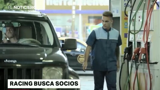 Campaña de Racing para lograr asociados, con jugadores-actores
