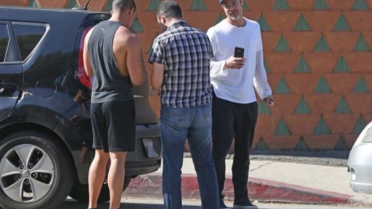 Fotos: Brad Pitt causa un triple choque en Los Angeles y sale ileso