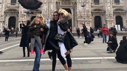 Reencuentro familiar en Italia: Zaira Nara viajó a Milán junto a su mamá para visitar a Wanda