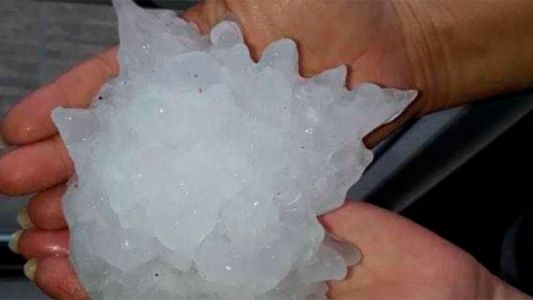 Un granizo que cayó en Córdoba pelea por ser el más grande del hemisferio sur