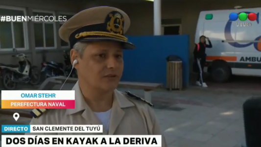 Cómo fue el rescate del hombre que estuvo dos días perdido en el mar