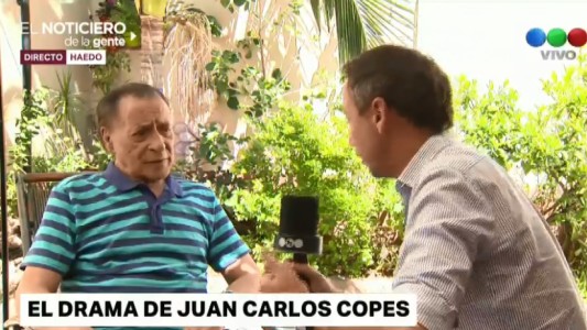 El bailarín de tango Juan Carlos Copes y el drama que vive después de una colonoscopía