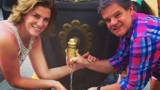 Enrique Sacco recordó el comienzo de su historia de amor con Débora Pérez Volpin