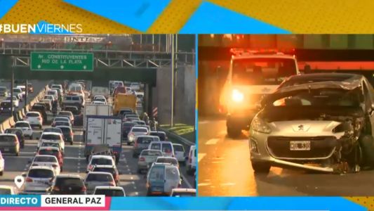 Seis heridos en un choque múltiple en General Paz