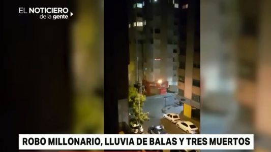 Robo millonario y tiroteo en Córdoba terminó con tres muertos