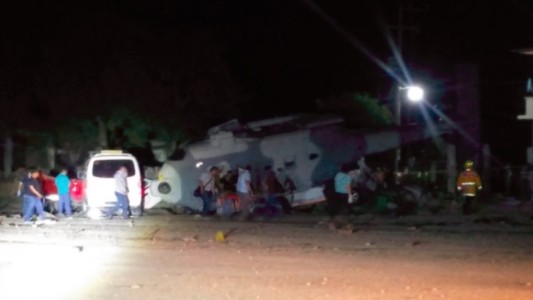 México: cayó un helicóptero con funcionarios y hay 13 muertos
