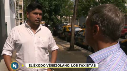 El éxodo venezolano: los taxistas