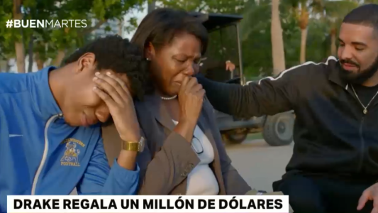 Drake regaló un millón de dólares en su último videoclip