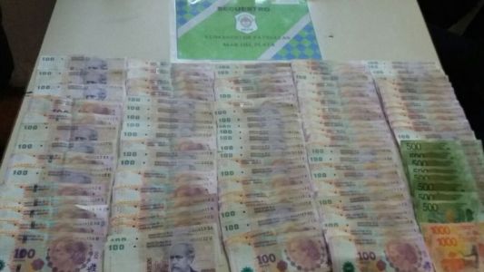 Le robó 15 mil pesos a su tía y lo atraparon cuando se estaba escapando