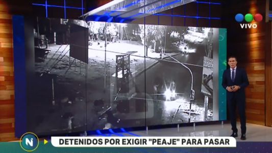 Manifestantes de Lanús cortaron la calle y estafaron a vecinos cobrándoles un "peaje"