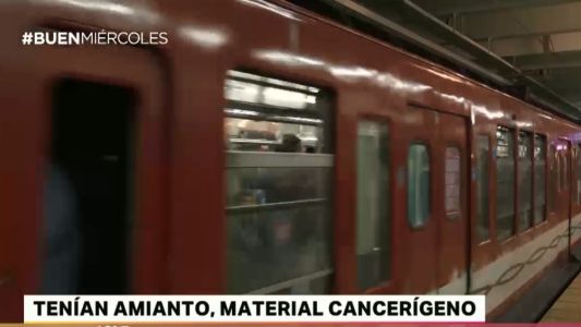 Sacaron de circulación vagaones de la línea B del subte que tenían amianto, una sustancia cancerígena