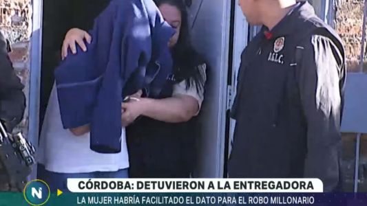 Cayó la presunta entregadora del millonario golpe comando en Córdoba