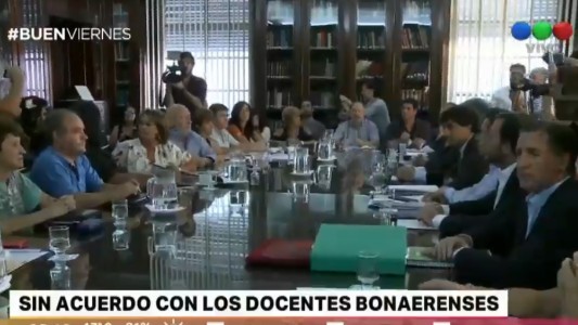 Paritarias: no hubo acuerdo entre el Gobierno bonaerense y los docentes