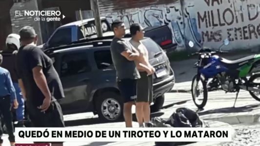 Mataron a un hombre que quedó en medio de un tiroteo entre ladrones y policías