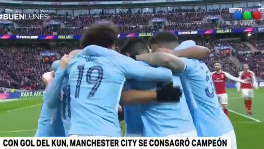 Con gol del Kun, Manchester City se consagró campeón