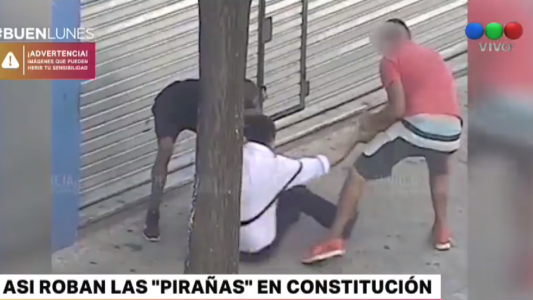 Así roban las "pirañas" en Constitución