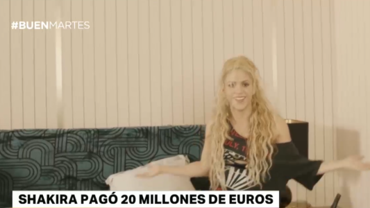Shakira pagó 20 millones de euros a Hacienda para empezar a saldar su deuda