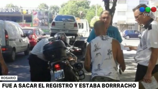Fue sacar el registro y estaba borracho