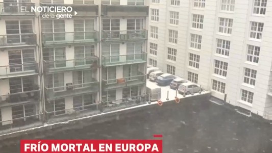 Frío mortal en Europa