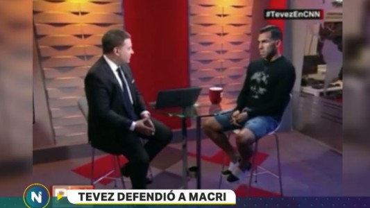 Tevez defendió a Macri: "Hay un nivel de agresividad muy grande"