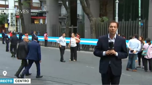 Cortes desde la Plaza de Mayo al Congreso