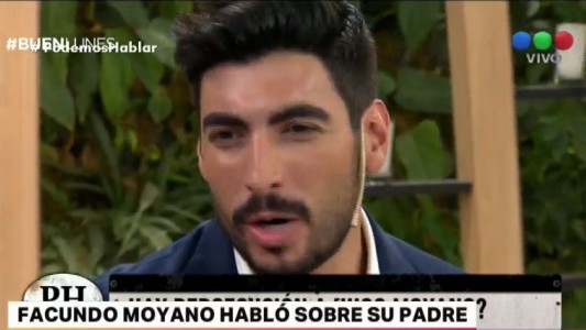 Facundo Moyano, sobre su padre: "Pongo las manos en el fuego por él"