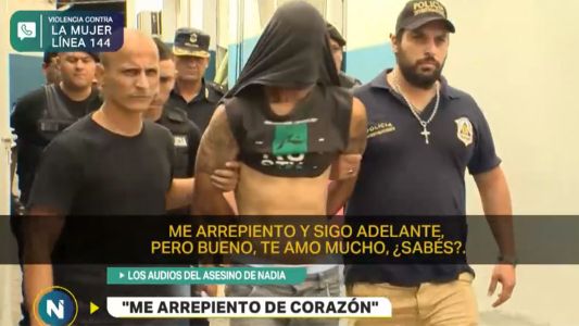 El mensaje que le mandó a su novia el asesino de Nadia Arrieta: "Me arrepiento de corazón"