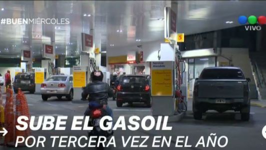 Aumenta nuevamente el gasoil