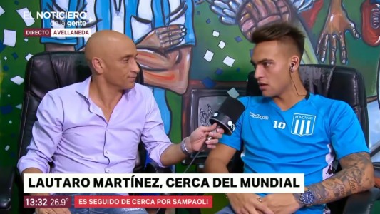 Lautaro Martínez: "Tengo que mejorar en el control de pelota y los tiros libres"
