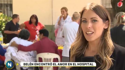 Belén encontró el amor en el hospital