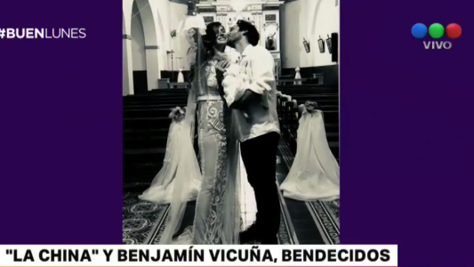 La China Suárez y Benjamín Vicuña bautizaron a Magnolia y el sacerdote los bendijo