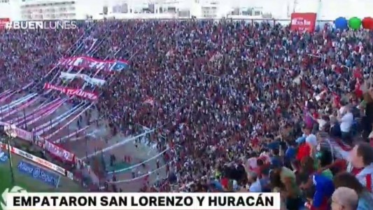 Empataron San Lorenzo y Huracán