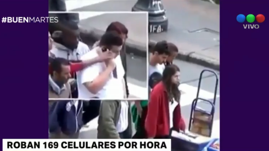 En Argentina roban 169 celulares por hora